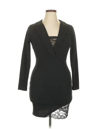 Pre-owned Almost Famous Cocktail Dress In Black
