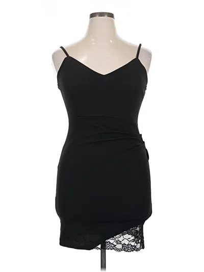 Pre-owned Almost Famous Cocktail Dress In Black