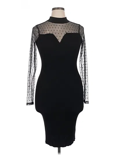 Pre-owned Almost Famous Cocktail Dress In Black