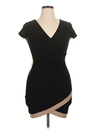 Pre-owned Almost Famous Cocktail Dress In Black