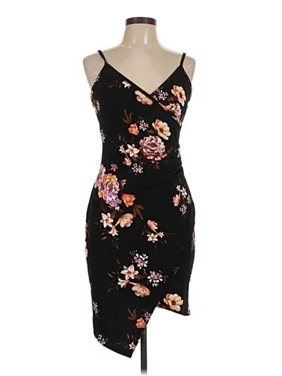Pre-owned Almost Famous Cocktail Dress In Black