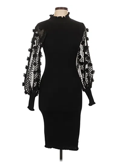 Pre-owned Almost Famous Cocktail Dress In Black