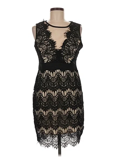 Pre-owned Almost Famous Cocktail Dress In Black