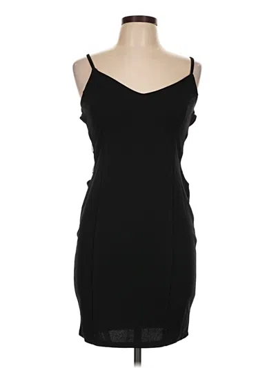 Pre-owned Almost Famous Cocktail Dress In Black