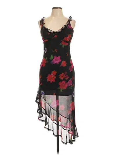 Pre-owned Almost Famous Cocktail Dress In Black