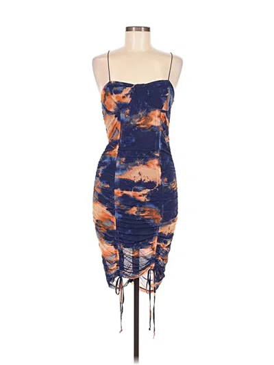 Pre-owned Almost Famous Cocktail Dress In Blue