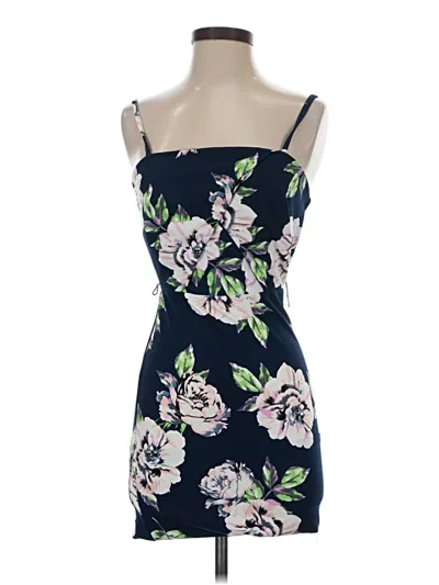 Pre-owned Almost Famous Cocktail Dress In Blue
