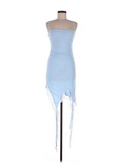 Pre-owned Almost Famous Cocktail Dress In Blue