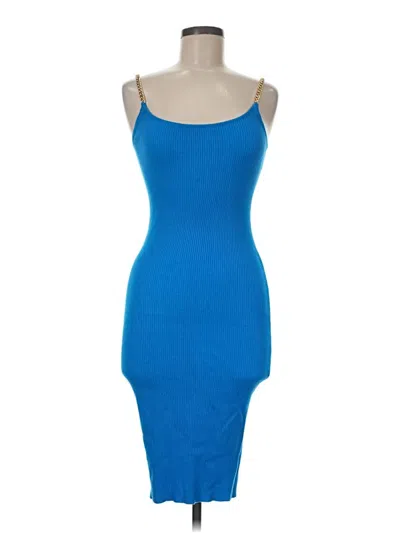 Pre-owned Almost Famous Cocktail Dress In Blue
