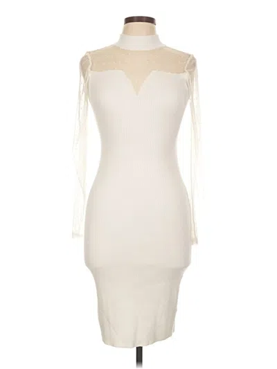 Pre-owned Almost Famous Cocktail Dress In Ivory