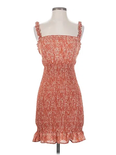 Pre-owned Almost Famous Cocktail Dress In Orange