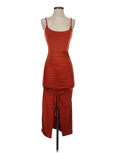 Pre-owned Almost Famous Cocktail Dress In Orange