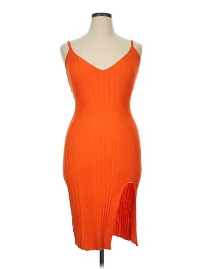 Pre-owned Almost Famous Cocktail Dress In Orange