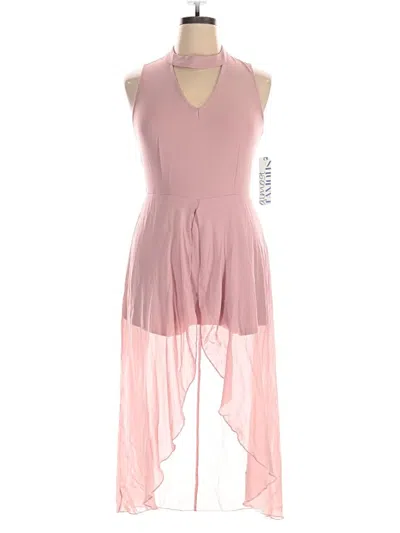 Pre-owned Almost Famous Cocktail Dress In Pink