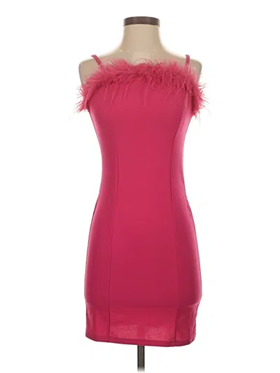 Pre-owned Almost Famous Cocktail Dress In Pink