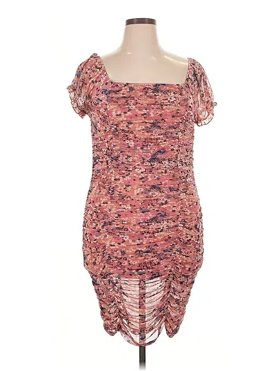 Pre-owned Almost Famous Cocktail Dress In Pink