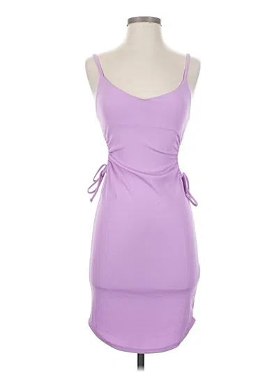 Pre-owned Almost Famous Cocktail Dress In Purple