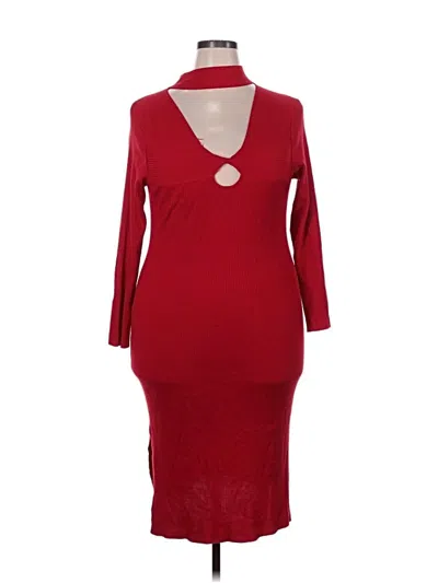 Pre-owned Almost Famous Cocktail Dress In Red