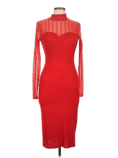 Pre-owned Almost Famous Cocktail Dress In Red