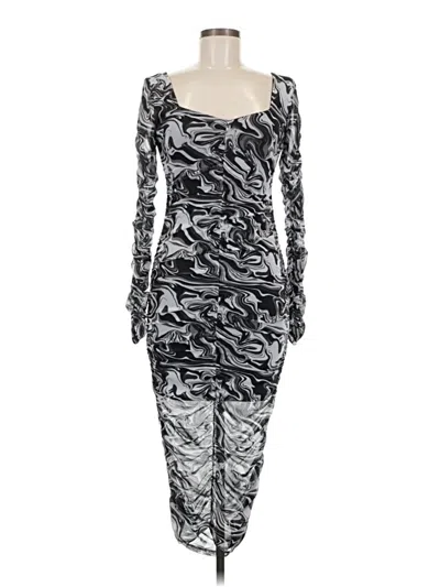 Pre-owned Almost Famous Cocktail Dress In Silver