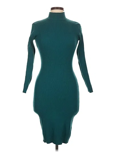 Pre-owned Almost Famous Cocktail Dress In Teal