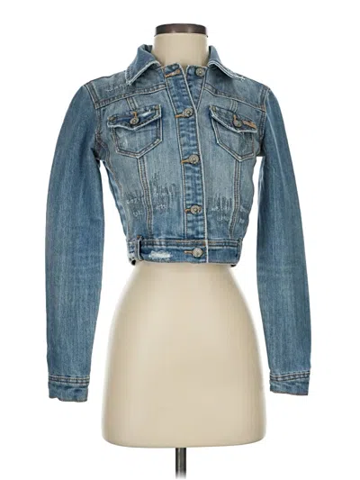 Pre-owned Almost Famous Denim Jacket In Blue