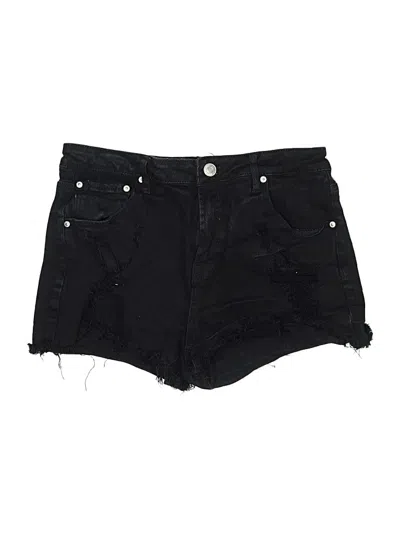 Pre-owned Almost Famous Denim Shorts In Black