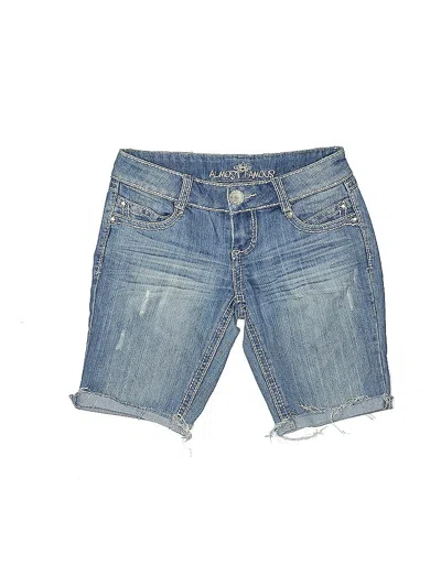 Pre-owned Almost Famous Denim Shorts In Blue