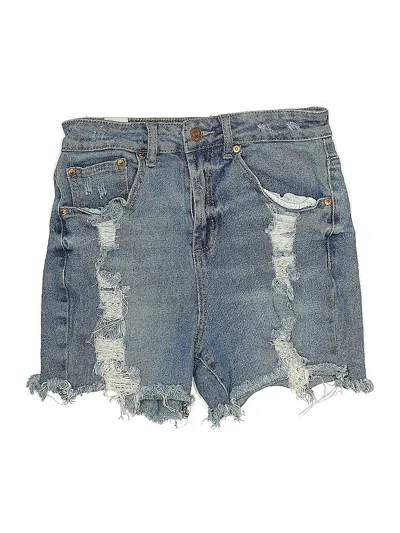 Pre-owned Almost Famous Denim Shorts In Blue