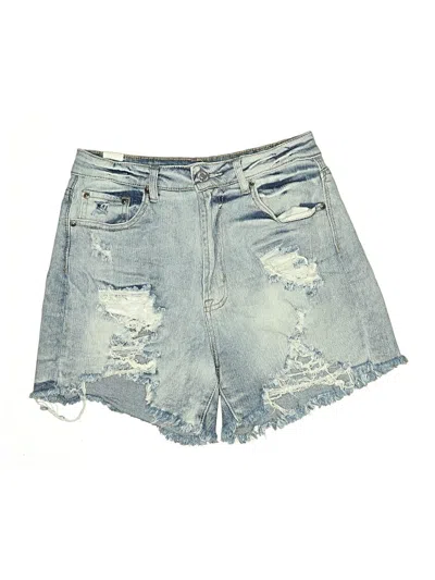 Pre-owned Almost Famous Denim Shorts In Blue