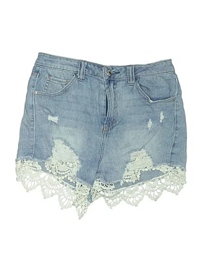 Pre-owned Almost Famous Denim Shorts In Blue