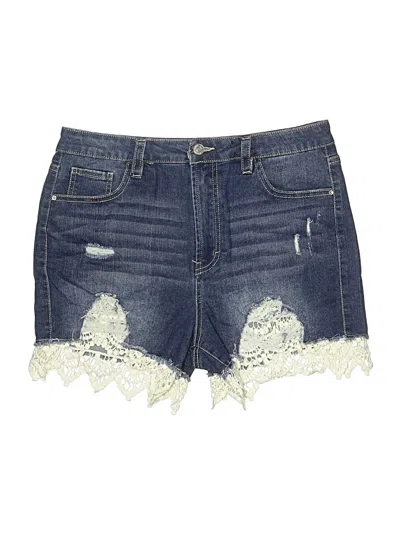 Pre-owned Almost Famous Denim Shorts In Blue