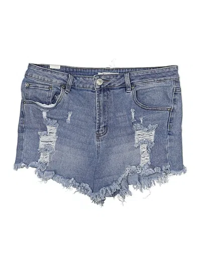 Pre-owned Almost Famous Denim Shorts In Blue