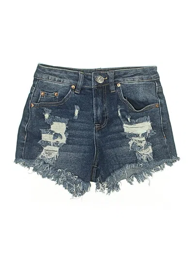 Pre-owned Almost Famous Denim Shorts In Blue