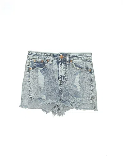 Pre-owned Almost Famous Kids' Denim Shorts In Blue