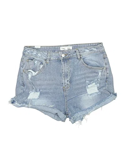 Pre-owned Almost Famous Denim Shorts In Blue