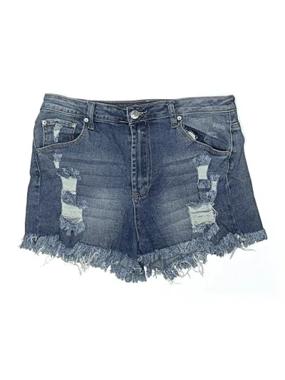 Pre-owned Almost Famous Denim Shorts In Blue