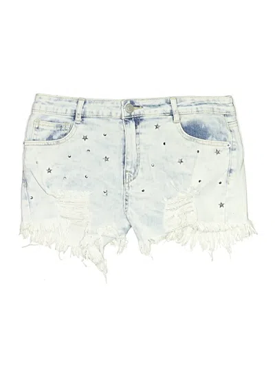 Pre-owned Almost Famous Denim Shorts In Blue
