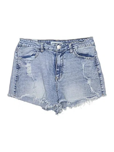 Pre-owned Almost Famous Denim Shorts In Blue