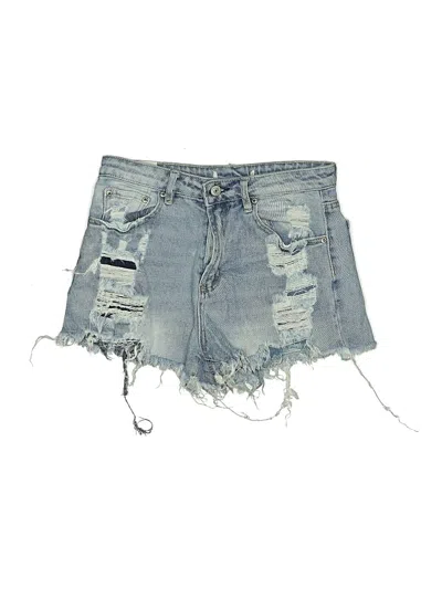 Pre-owned Almost Famous Denim Shorts In Blue