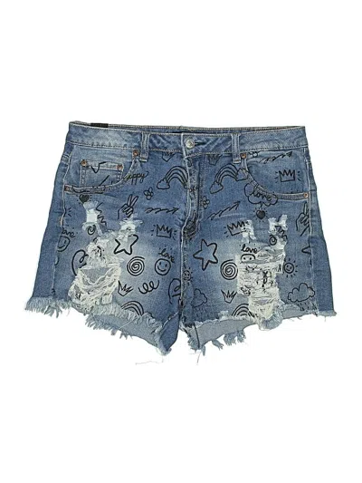 Pre-owned Almost Famous Denim Shorts In Blue