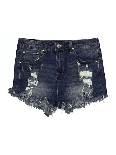 Pre-owned Almost Famous Denim Shorts In Blue