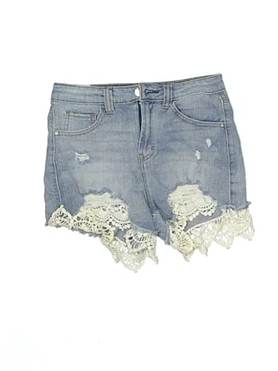 Pre-owned Almost Famous Denim Shorts In Blue