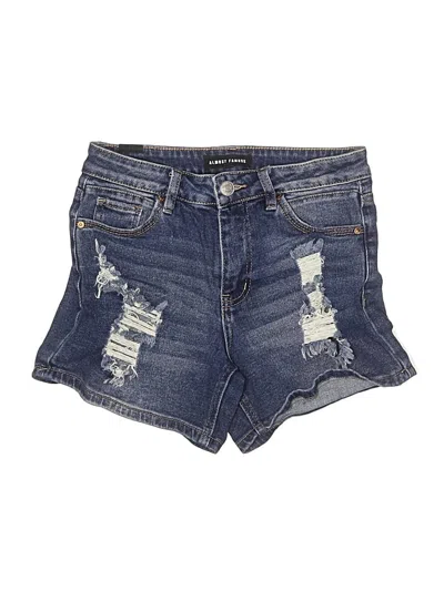 Pre-owned Almost Famous Denim Shorts In Blue