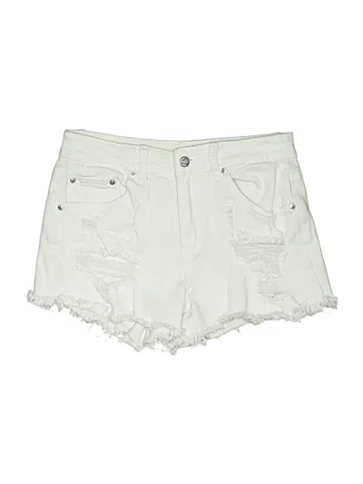 Pre-owned Almost Famous Denim Shorts In White