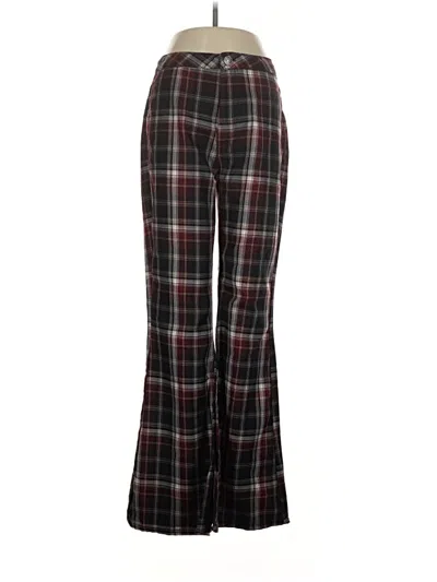 Pre-owned Almost Famous Dress Pants In Burgundy