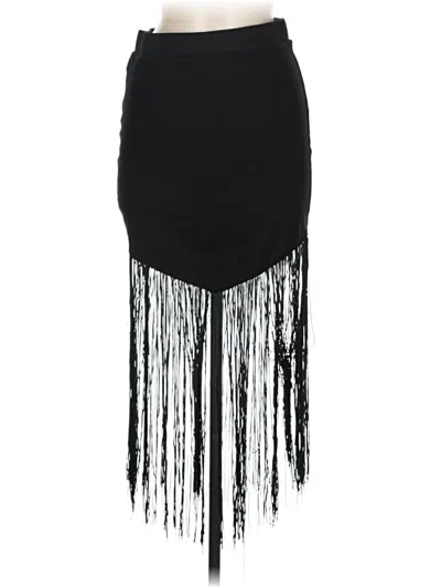 Pre-owned Almost Famous Formal Skirt In Black