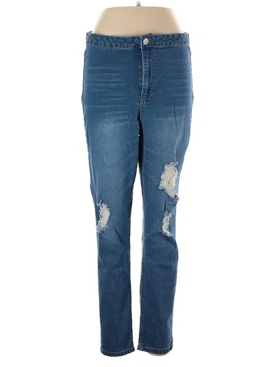 Pre-owned Almost Famous Jeans In Blue