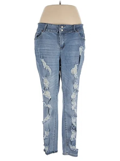 Pre-owned Almost Famous Jeans In Blue