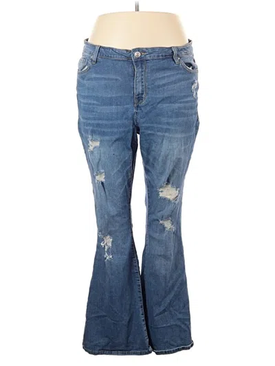 Pre-owned Almost Famous Jeans In Blue